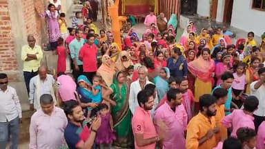 उचेहरा: Gobrao khurd ka durga visarjan ki kuch tasveer#news #navratra #durga_puja #visarjan
