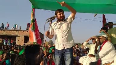 बासोपट्टी: किसानों को मुआवजा देने के लिए सरकार के पास नही है पैसा, विमान की खरीद हो सकती है #डॉ_कन्हैया_कुमार