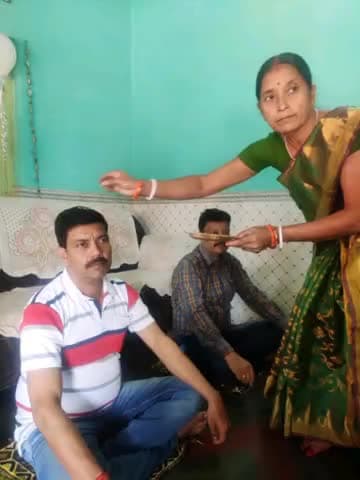 अमड़ापाड़ा: अमड़ापाड़ा में मनाया गया भाई दूज का पर्व #भैया_दूज