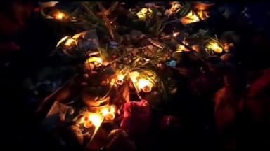 जरमुण्डी: छठ पूजा में आज भगवान भास्कर को अर्घ्य दे कर आज चार दिवसीय निर्जला महापर्व का हुआ समापन #Basukinath