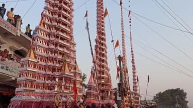 जाले: दोघड़ा महावीरी झंडा महोत्सव में उमड़े इलाके के सैंकड़ों श्रृद्धालु, शांति के लिए चप्पे-चप्पे पर थी पुलिस #महावीरी_झंडा