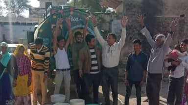बसवा: गुढा कटला में पेयजल की समस्याओं से परेशान ग्रामीणों ने किया प्रदर्शन #पेयजल_समस्या