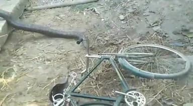 किशनगंज: किशनगंज के गाछपारा पंचयात वार्ड नो 12 खारी बस्ती में एक बहुत बड़ा अजगर सांप मिला है#जिससे पूरा गांव में हलचल सा मैच गया थ