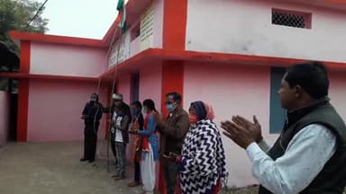 जनपद पंचायत# बडामलहरा के ग्राम पंचायत में ध्वजारोहण कार्यक्रम सम्पन्न
#RepublicDay #HappyRepublicDay2021