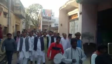 #मुज़फ्फरनगर
रालोद नेताओं का गॉवो में जोरदार स्वागत