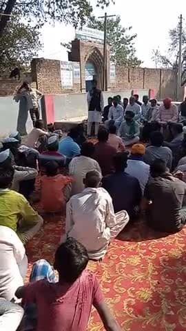 संयुक्त किसान मोर्चा के तत्वावधान में  
किसान आन्दोलन के समर्थन में.......!
#काशिफ़_अंसारी #ज़िला_अध्यक्ष_