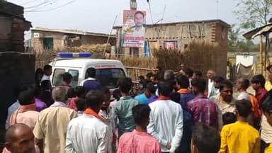 #ठूठीबारी #निपानिया #मजदूर का शव आज घर पर आया तो गांव में मचा कोहराम, केदार की चंडीगढ़ में हुई थी हत्या। #क्राईम