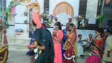 बढ़ोनियाँ माँ काली स्थान के प्रांगण में 24 घंटे चलने वाले अखंड रामधुन मे कालिका दर्शन को को लेकर उमड़ा जनसैलाब #ramdhun