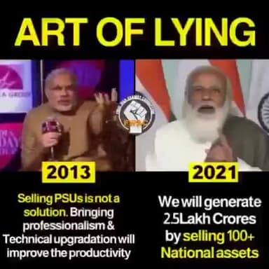 One Teaches Art of Living. 
The other Teaches Art of Lying!! 
#ModiLies