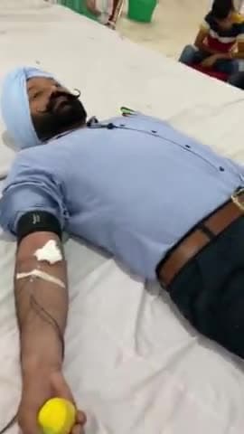 Blood donation camp Asandh by #Nifaa