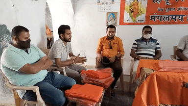 RSSकुरुद द्वारा सरस्वती शिशु मंदिर में, कोरोना काल में मास्क,सोशलडिस्टेंस और शासन के आदेशों का पालन करते हुए #हिंदूनववर्ष,विक्रमसंवत२०७८ चैत्रशुक्ल एकम(१३अप्रेल) को मनाने बैठक।