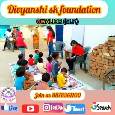 ग्वालियर गिर्द: #freeeducation
#ngogwalior
#joinus
Classes- 1- Hajira, 2-Phoolbagh, 3-Manoranjan
अगर आप भी जुड़ना चाहते है, तो सम्पर्क कर
