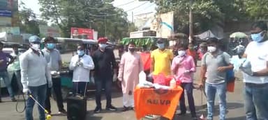 #उत्तिष्ठ_भारत
आज #ABVP पटना के कार्यकर्ताओं ने गाँधी मैदान,कारगिल चौक व बस अड्डा पर कोविड -19 जागरूकता व समान वितरण