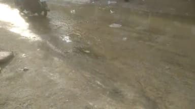 हल्की बारिश से पुरे #नावकोठी बाजार जलमग्न