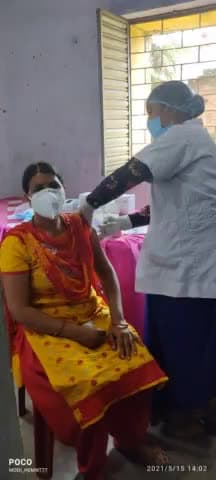 👉आज मैंने कोरोना टीका का पहला खुराक लिया। आप भी जरूर लीजिए।। 
आओ टीका लगवाएं कोरोना को हराएं #Fight_Against_Covid