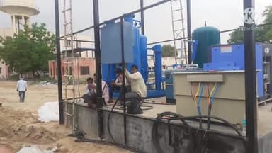 चूरू: चूरू भरतिया अस्पताल में दूसरे ऑक्सीजन प्लांट का इंस्टॉलेशन जारी #churu #rajasthannews #covidcare #oxygenplant #covid_19