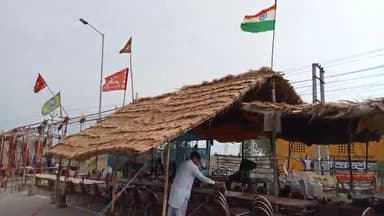 बारिश और आंधी के कारण जींद सुगर मील के सामने लगाए गए लंगर पर हुआ भारी नुकसान
#jindbreakingnews #aiks #किसान_सभा #rain