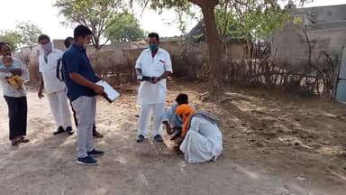 गांवों मे EVM. मशीन को जलाया गया।
#राजस्थान #बाडमेर #शिव