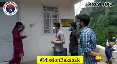Akhil Bharatiya Vidyarthi Parishad is running Mission Rakshak in village to village
#missionrakshak