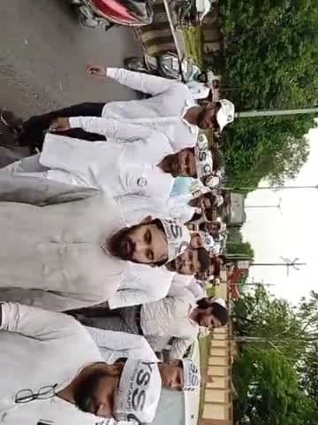 रामनगर: #रोजगार_गारंटी_पदयात्रा अभियान उत्तरप्रदेश के बेरोजगार युवाओं के रोजगार की मांग को लेकर @myogiadityanath के विरुद्ध
