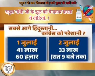 #वैक्सीन को लेकर Rahul Gandhi जी के द्वारा फैलाय जा रहे #भ्रम को बेनक़ाब करता ये वीडियो।