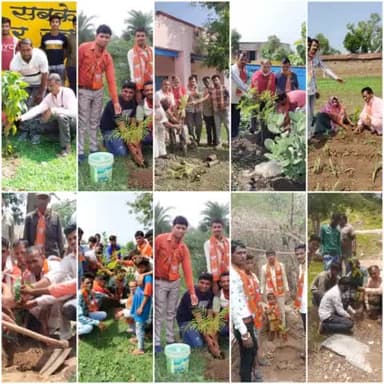 #डॉ_श्यामा_प्रसाद_मुखर्जी की जन्म जयंती पर #भाजपा ग्रामीण मंडल के द्रारा वृक्षारोपण किया गया।।