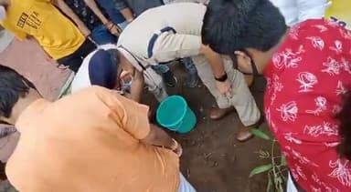 एबीवीपी सीहोर द्वारा एसपी ऑफिस में वृक्षारोपण #abvpsehore