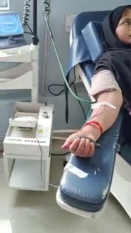 शाहनुमा जी जो कि निवासी कटारी औराई ने अपने पुत्र के लिए रक्तदान किया
#ibloodwarrior
#shivanyafoundation