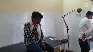 किशनगढ़ रेनवाल: रेनवाल के मिंडा रोड पर अचानक मवेशी की चपेट में आने से मोटरसाइकिल चालक हुआ घायल #accdent