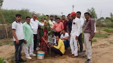 #अमृता_देवी_विश्नोई 363 शहीदी स्थल खेजङली में विश्नोई टाईगर फोर्स ने किया पौधारोपण, प्रकृति व वन्य-जीव प्रेमी #Team_BTF