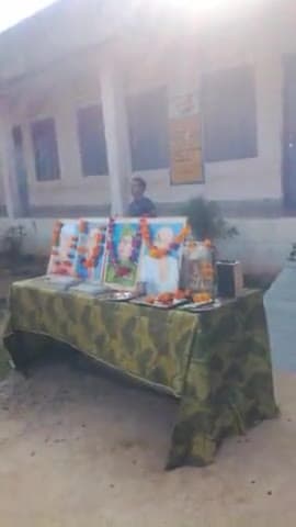 करेरा: ग्राम silanager मैं शासकीय हाई स्कूल में हुआ स्वतंत्र दिवस पर ध्वजारोहण समारोह#kamlesh jha