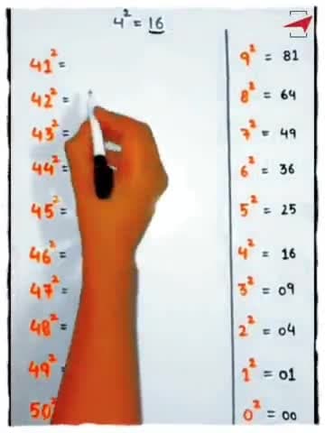 गौतम बुद्ध नगर: square trick | 41 - 50 square ⬅️
#trick #math #square #safalta