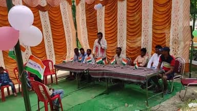 ABVP #प्रयाग_जिला के द्वारा आजादी के अमृत महोत्सव(75 वर्ष)/स्वतंत्रता दिवस के अवसर पर #EkGaonEkTiranga अभियान में