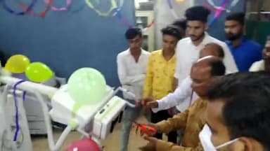 #हर्रई हर्रई सामुदायिक स्वास्थ केंद्र मे आज विधायक कमलेश प्रताप शाह जी द्वारा फीता काटकर एक्सरे मशीन का किया गया उदघटान