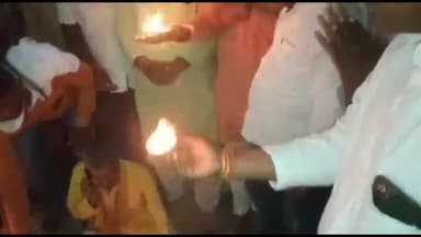 चौरीचौरा तहसील अंतर्गत कछार छेत्र के सभी लोगों ने मिलकर भगने बंधे पर मिलकर किया गंगा जी की आरती।#चौरीचौरा