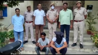 #नीमराणा। 20 लाख की रंगदारी मांगने में इनामी बदमाश सहित 2 गिरफ्तार, सरगना अब भी फरार, सुनिये क्या कहा एडिशनल एसपी ने...