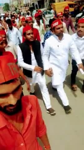 बिसवां: #2022_Me_Bicycle 
समाजवादी पार्टी के राष्ट्रीय अध्यक्ष श्री अखिलेश यादव जी के आदेश और समाजवादी छात्रसभा के प्रदेश अध्यक्