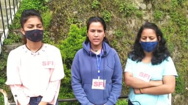 SFI #HPU meet with Chief Warden regarding students demands.