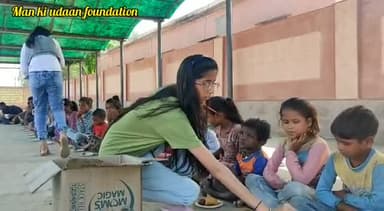 जो बच्चे कभी भिख मांगते थे आज सभी बच्चे पढ़ते हैं मन की उड़ान फाउंडेशन में #sandeepkalera #mankiudaanfoundation