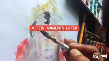 #ghoranegi # ghoranegikalakaar
#artchandan #watercolourartchandan