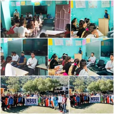 #मेरा_बूथ_मेरा_कर्त्तव्य अभियान के तहत आज लिल्ह कोठी महाविद्यालय के छात्रों के साथ बैठक की जिसमें महाविद्यालय के इकाई अध्यक्ष ,उपाध्यक्ष ,व इकाई के सभी पदाधिकारी व कार्यकर्ता मौजूद रहे ।