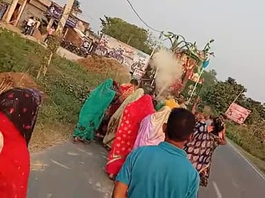 धनघटा संत कबीर नगर में माता का विसर्जन बहुत अच्छी तरह से किया गया@#pavanlalyadav,