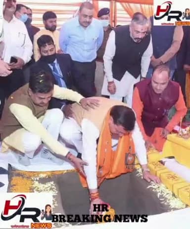 हरिद्वार: #सिडकुल क्षेत्र में आवास योजना के अंतर्गत बनने वाले 528 फ्लैट का #मुख्यमंत्री पुष्कर सिंह धामी ने किया शिलान्यास#