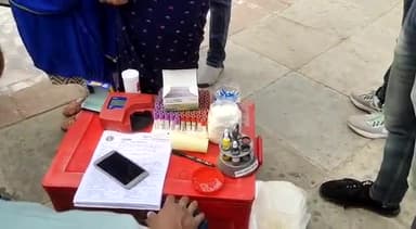 रक्तदान के आयोजन की तैयारियों का जायज़ा लेते हुए। #blooddonation #prepration #pac #airindia #jaipurairport #public_app