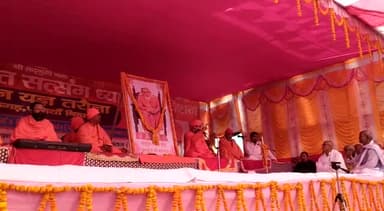अमौर: #संतमत सत्संग दो दिवसीय सत्संग अमौर प्रखंड के पोठिया गंगेली पंचायत के तरौना गांव में भव्य आयोजन के साथ किया जा रहा ।