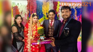 दीपक मुस्कान के द्वारा नये वैवाहिक जोड़े को पौधा भेट देकर स्वच्छ पर्यावरण #मुहिम का हिस्सा बनाया गया।