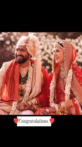 Shaadi Mubarak ❤️ @katrinakaif @vickykaushal09
.
#vickatwedding #vickat #vickykaushal #katrinakaif #weddingday