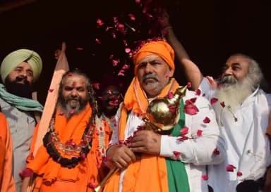 संतों का “आशीर्वाद” फलिभूत हुआ.
#FarmersWon
