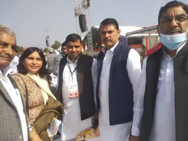 जयपुर मे आयोजित कांग्रेस की #महंगाई_हटाओ_महारैली में कांग्रेस विधायको के साथ...