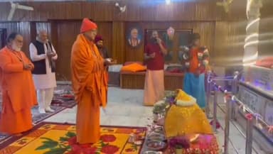 भीलवाड़ा: हरि शेवा धाम उदासीन आश्रम में महामंडलेश्वर स्वामी हंसराम जी उदासीन के सानिध्य में तुलसी पूजन सम्पन्न #तुलसी_पूजन